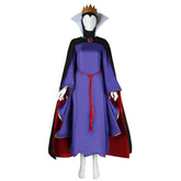 Snow White Evil Queen Purple Dress Cloak Set Outfits Cosplay Costume